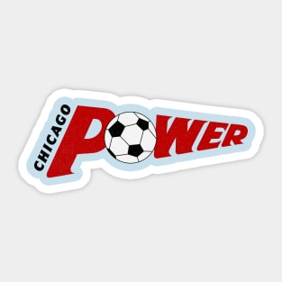 Defunct Chicago Power NPSL Soccer 1990 Sticker